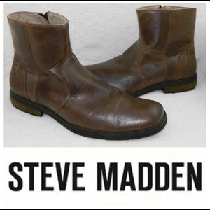 STEVE MADDEN Ruckus CHUKKA BOOTS Men’s 12 Leather